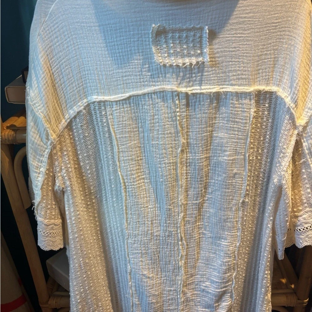POL Cream Textured Shirt - Picture 3 of 3